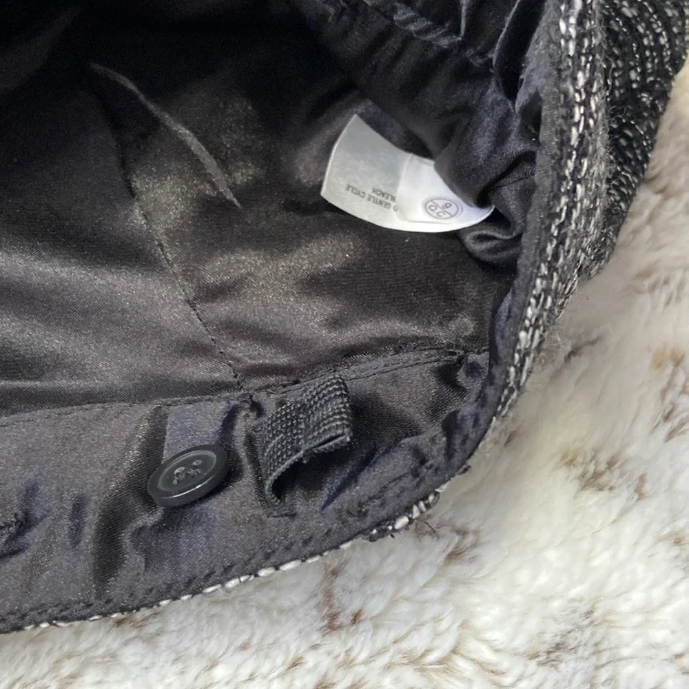 GAP Kids tweed shorts girls size 14 silver metallic stripes dark feminine witchy